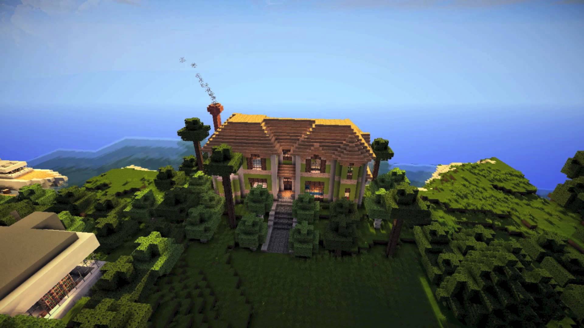 Minecraft bahçeli ev modelleri (13) Piclect